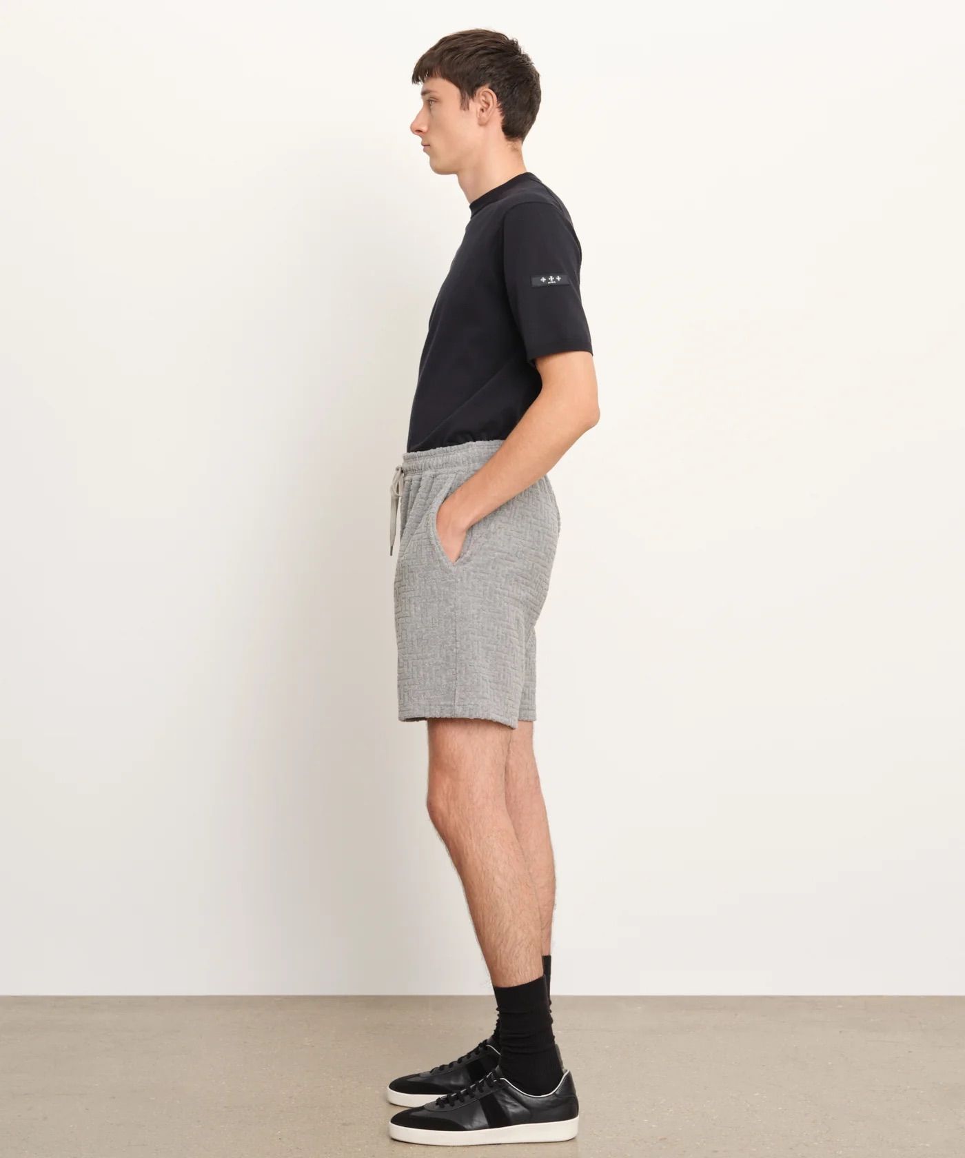 NAVA ナヴァ / パイルショーツ /  ライトグレー [MCKZ0470103588]