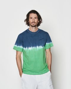☆先行予約☆ タイダイTシャツ  /  Contrast Tie-dye Tee / NAVY GREEN【CT2604】