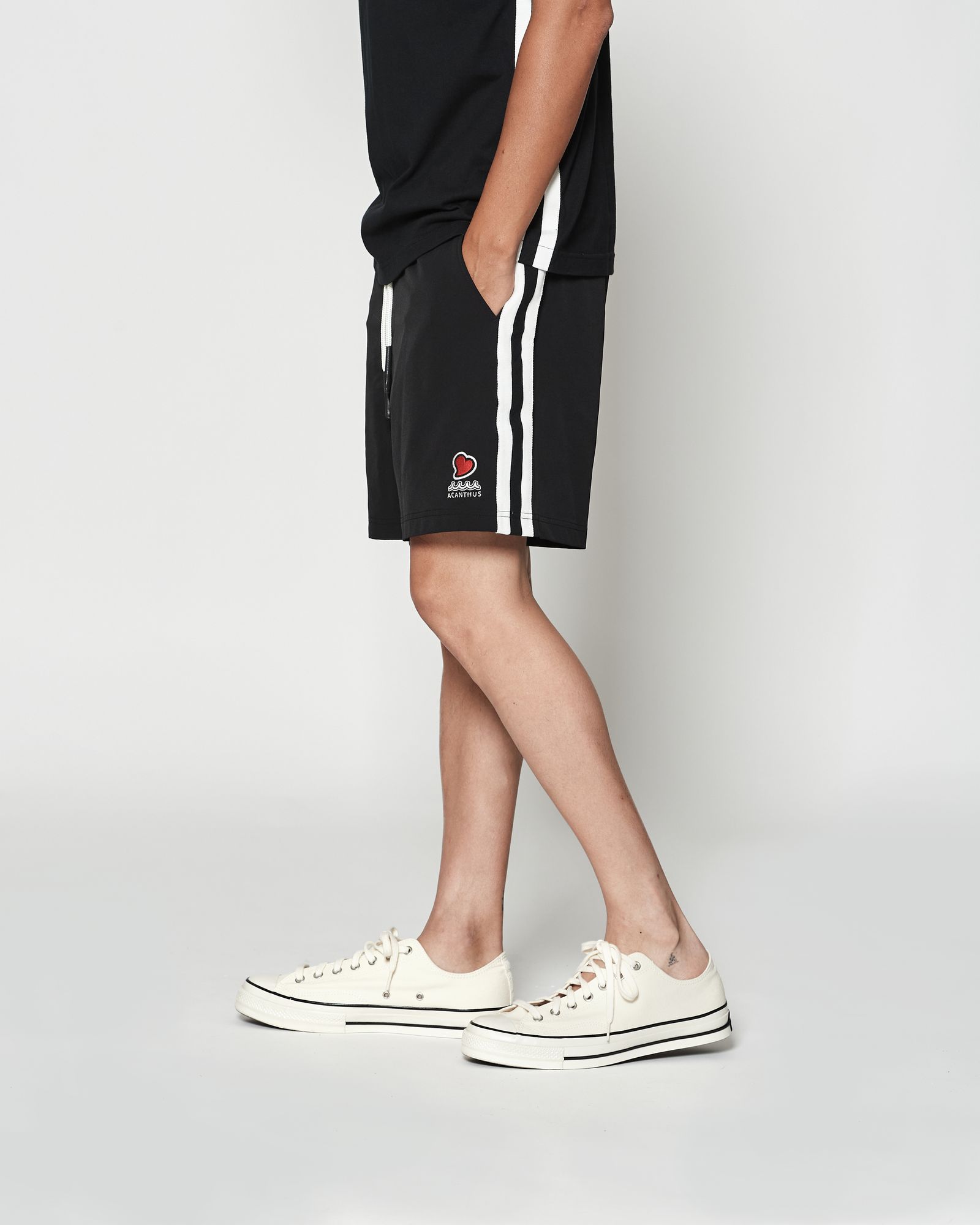 ☆先行予約☆muta MARINE × ACANTHUS / スウィートショーツ / sweet shorts / BLACK 【MA2627】