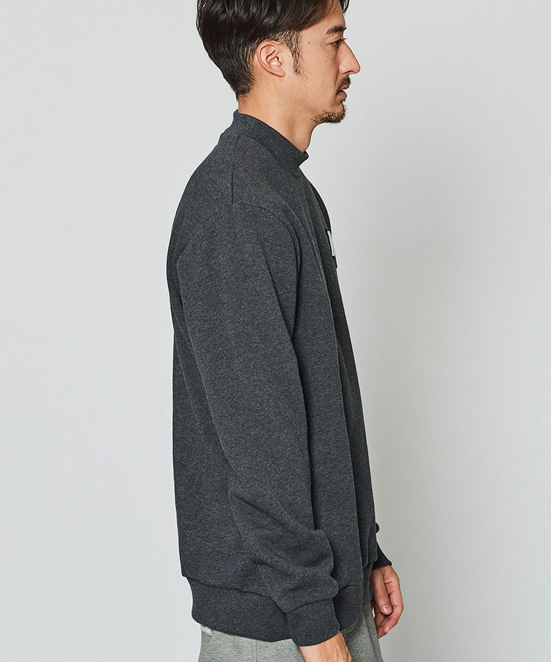 ACANTHUS x muta MARINE / muta Mockneck Sweatshirt / スウェット / CHARCOAL / MA2430