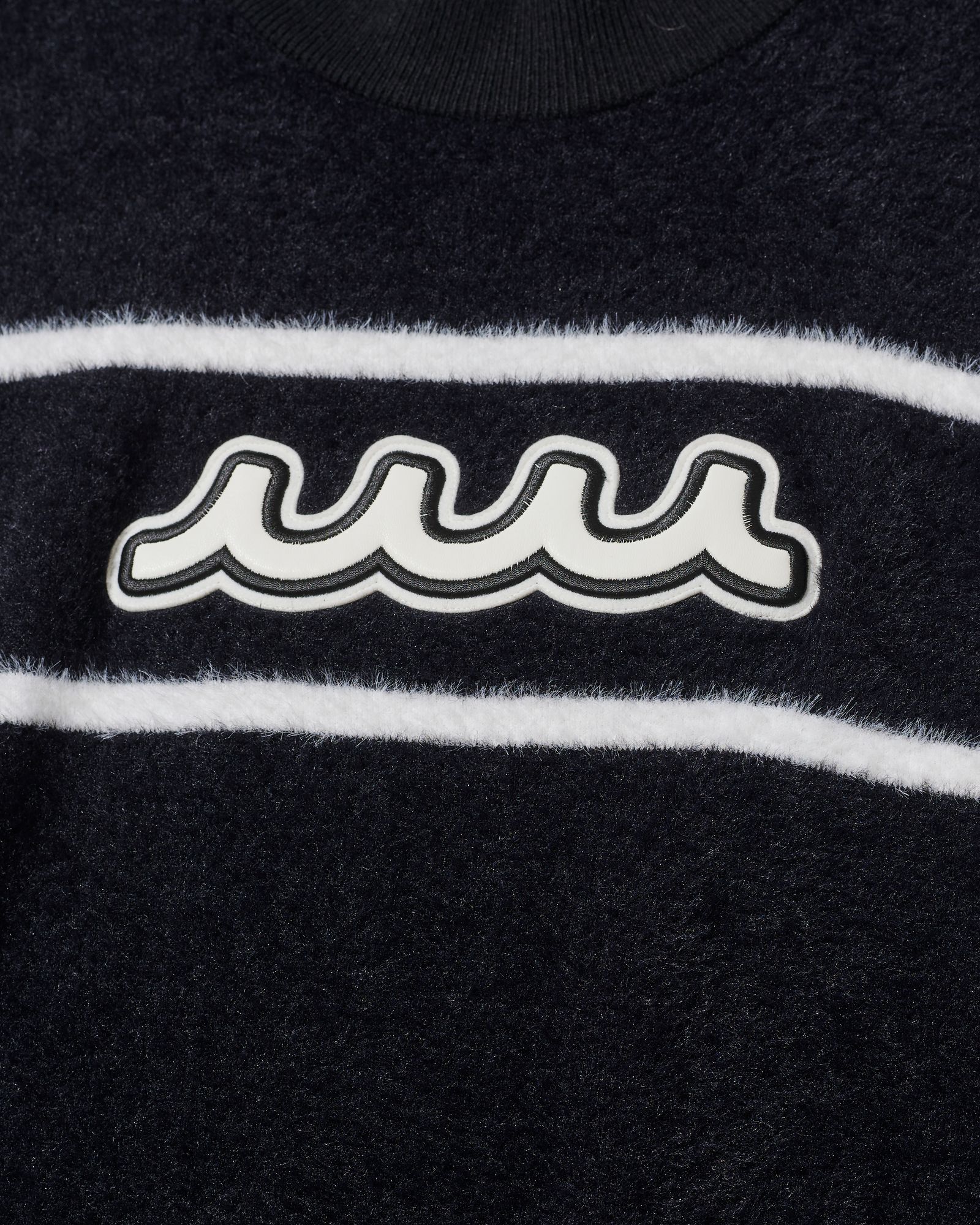 ☆先行予約☆ muta MARINE × ACANTHUS / ファーモックネックニット / Fur Mock Neck Knit / BLACK 【MA2669】