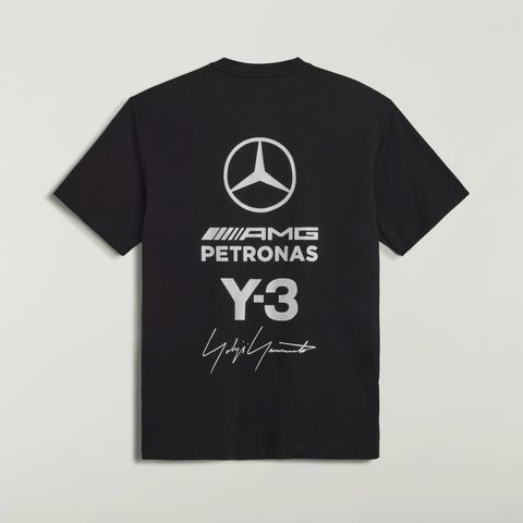 ハーフ スリーブ ティー /  Y-3 MERCEDES - AMG PETRONAS FORMULA 1 TEAM LOGO STACK SHORT SLEEVE TEE / BLACK [KR2373-APPS26]