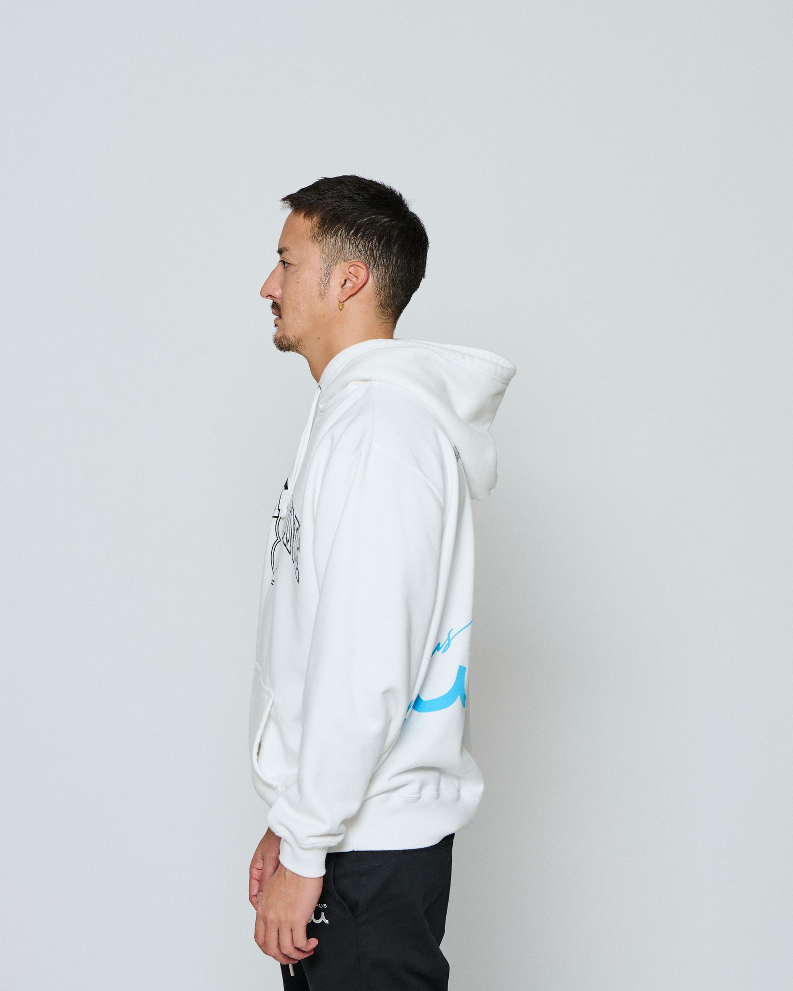 ☆先行予約☆ muta MARINE × ACANTHUS / テストプリントフーディー /パーカー / Test Print Hooded Sweatshirt / WHITE 【MA2656】