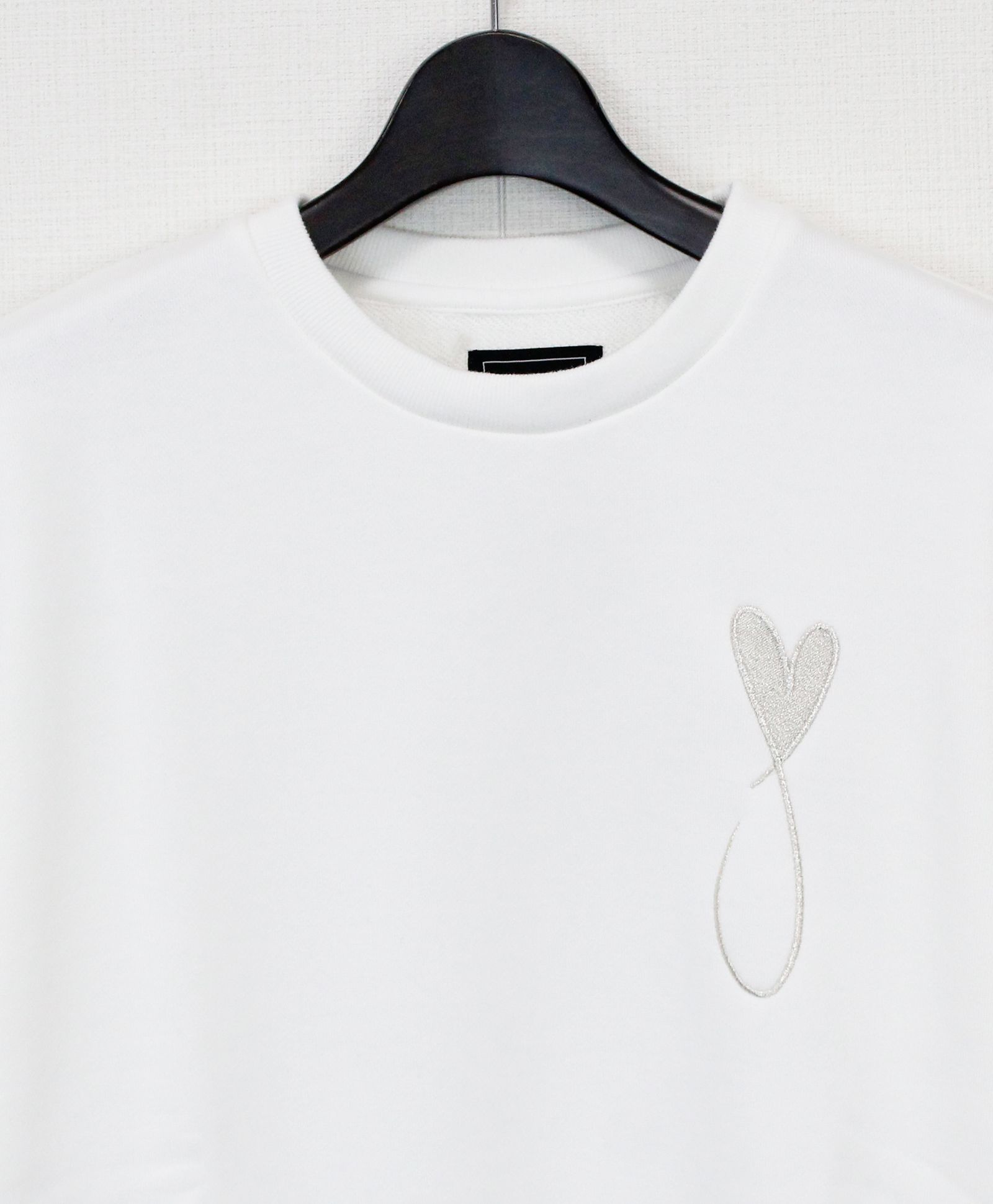 スウェット / Tiphanie Big Logo Sweat / White x Silver