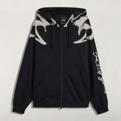 ジップパーカー / チト グラフィック フレンチ テリー ジップ フーディー / Y-3 CHITO GRAPHIC FRENCH TERRY ZIP HOODIE / BLACK [KR1061-APPA26]