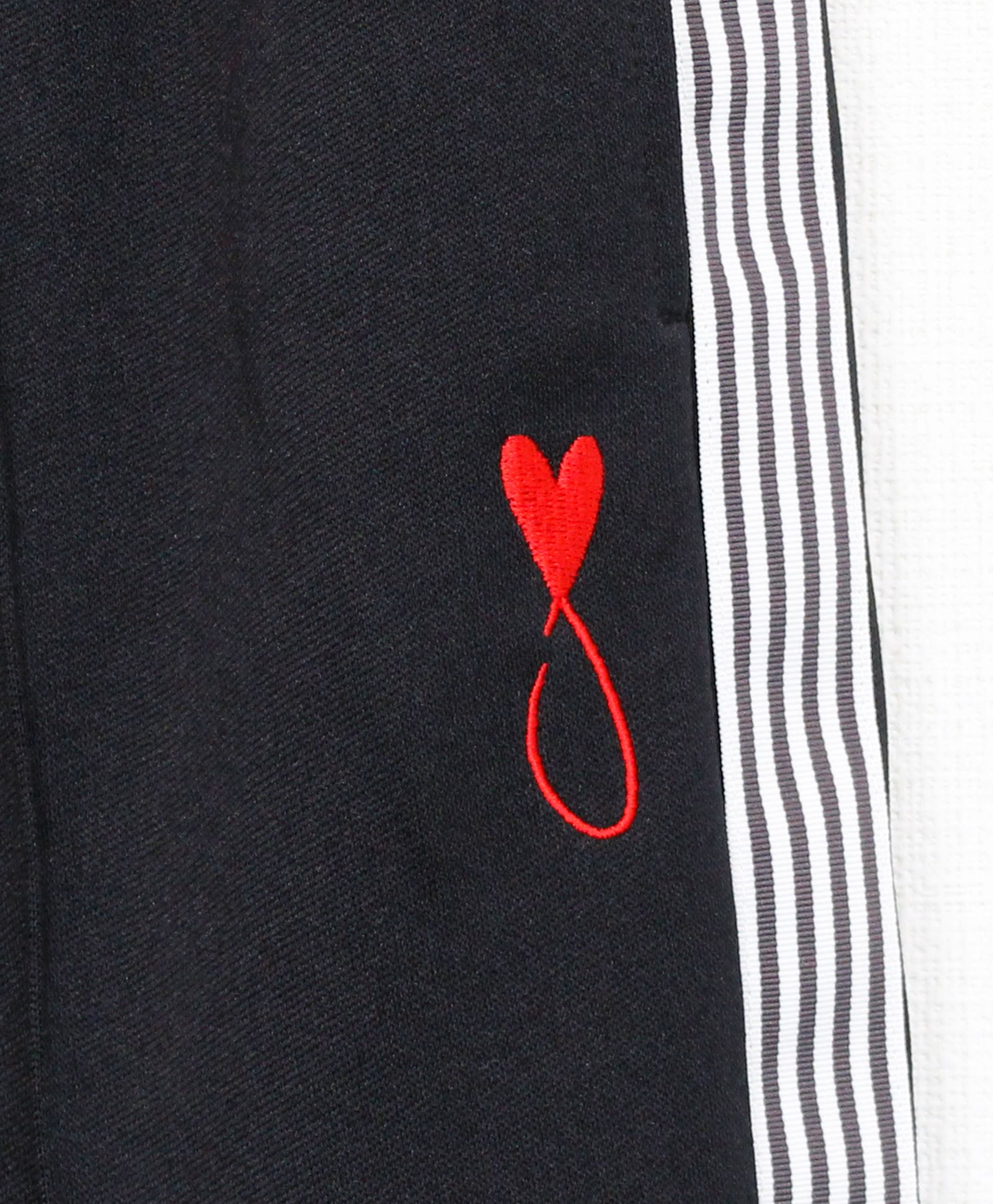 サイドラインジャージパンツ / Tiphanie - Side Line Pants / BLACK × RED