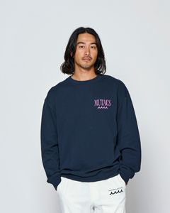 ☆先行予約☆muta MARINE × ACANTHUS  / サーフマンクルーネックスウェット / トレーナー /  Surf Man Crewneck / NAVY【MA2713】