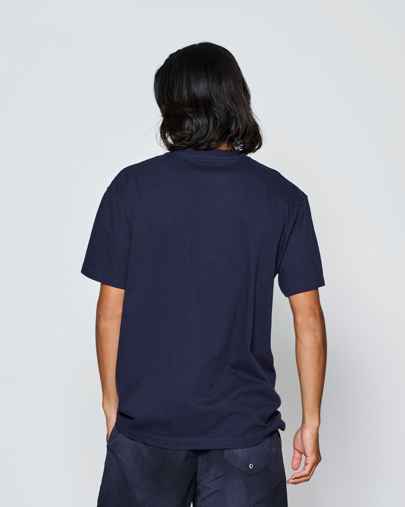 ☆先行予約☆muta MARINE × ACANTHUS  / ボックスロゴTシャツ /  Box Logo Tee / NAVY【MA2716】