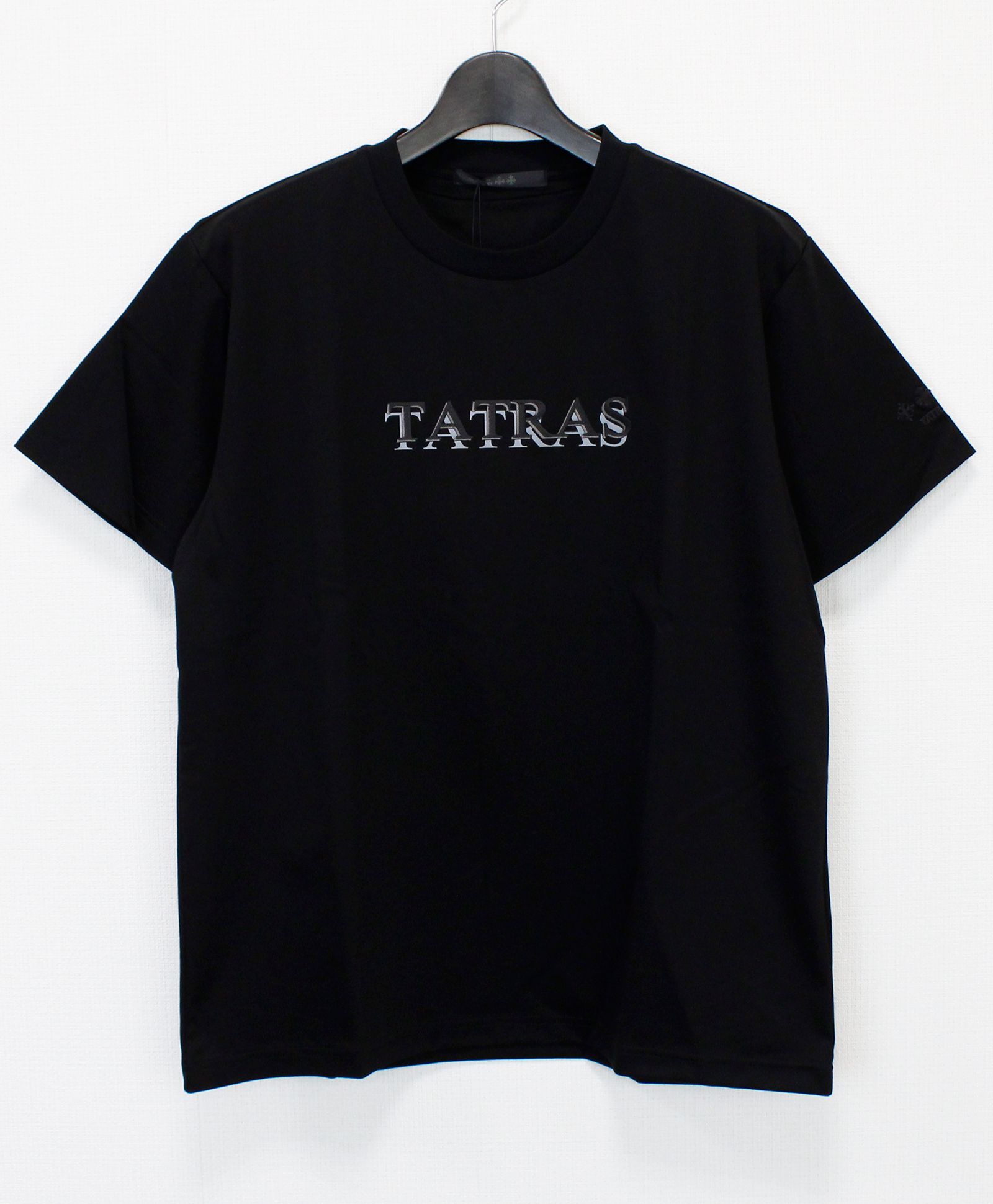 TATRAS■タトラス リステン ロゴ 半袖Tシャツ TATRAS - Tシャツ / RISTEN / リステン / BLACK [MTKE25S8037-M