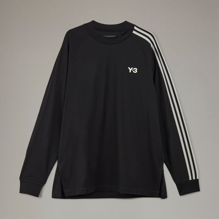 Y-3 - ロングスリーブTシャツ / 3S LS TEE / BLACK / OFFWHITE [H44800