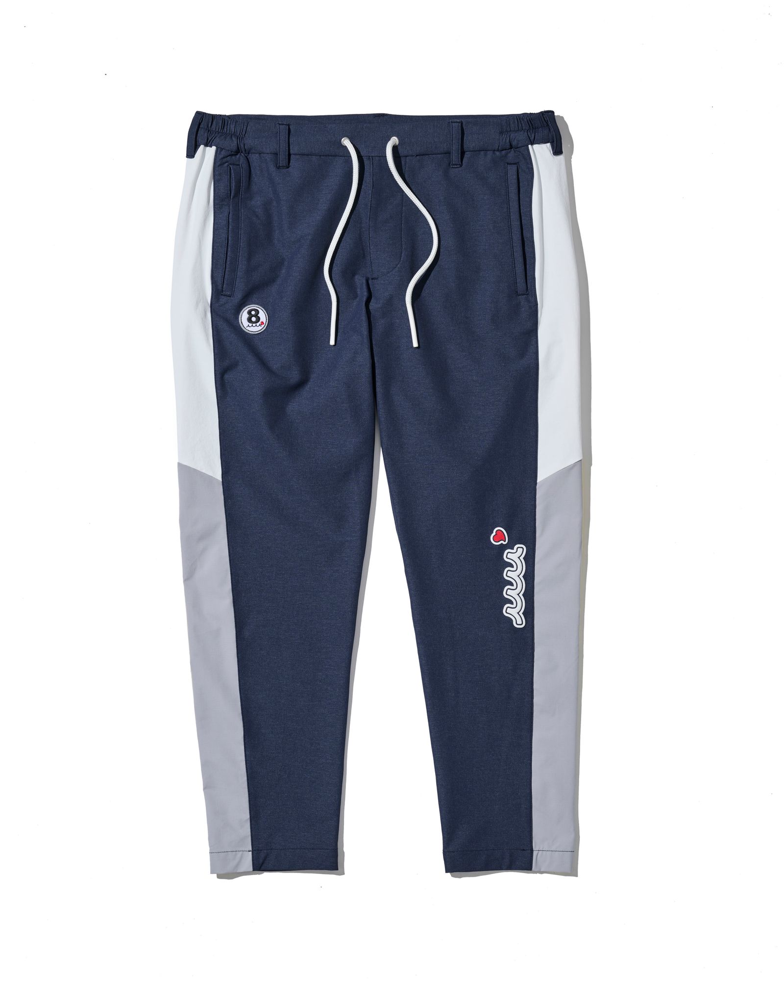 ☆先行予約☆ muta MARINE × ACANTHUS / スイートエクストラロゴラインパンツ / Sweet Extra Logo Line Pants / NAVY 【MA2699】