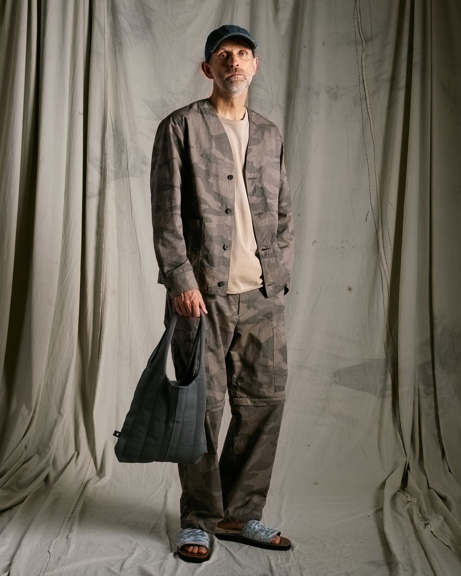 ☆先行予約☆ wjk  / フェードカットオフ半袖Tシャツ / fade cut-off S/S / fade beige 【7154 lj93k】
