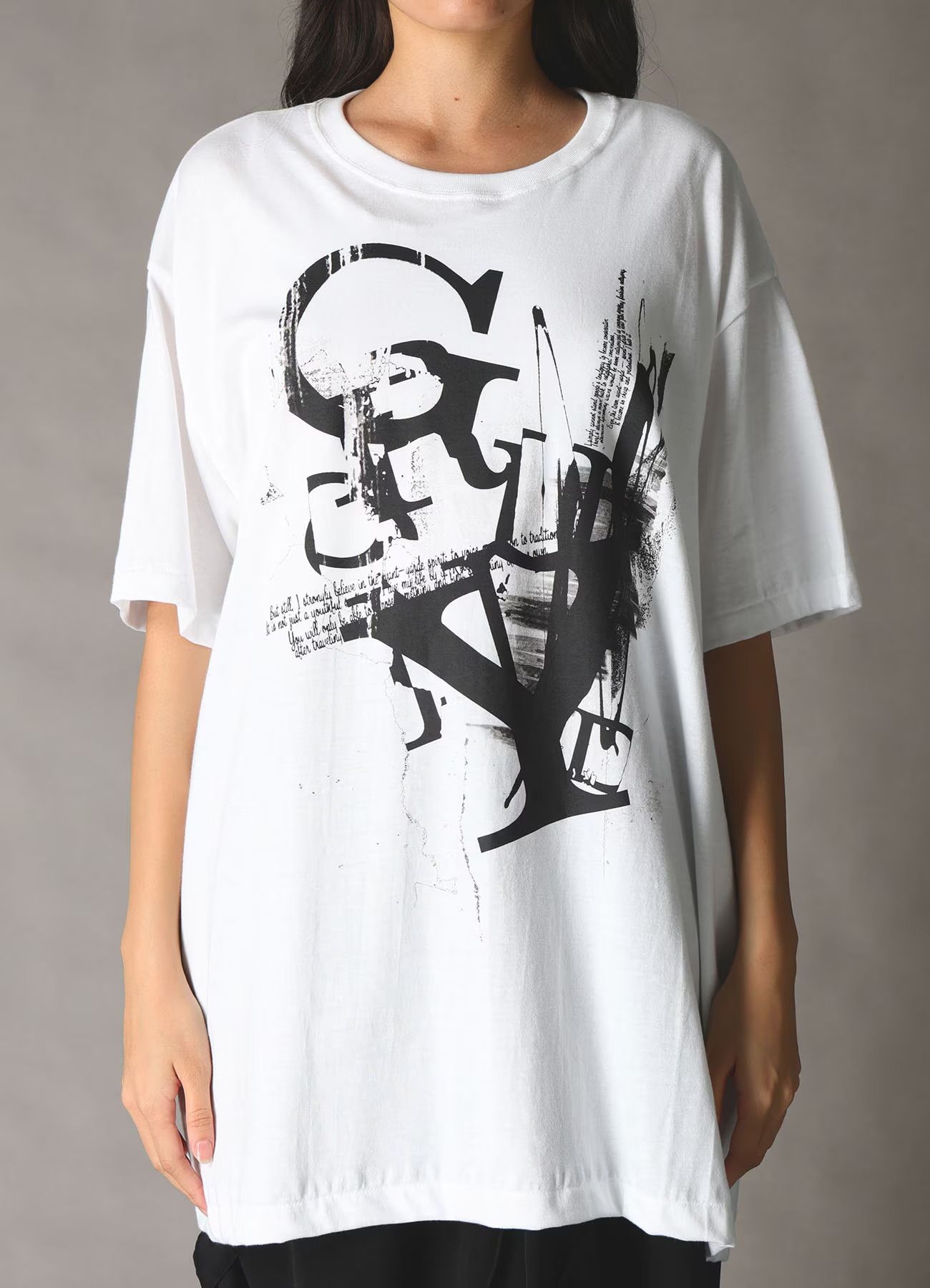 JERSEY LOGO T-SHIRT / WHITE [GK-T71-070-1]