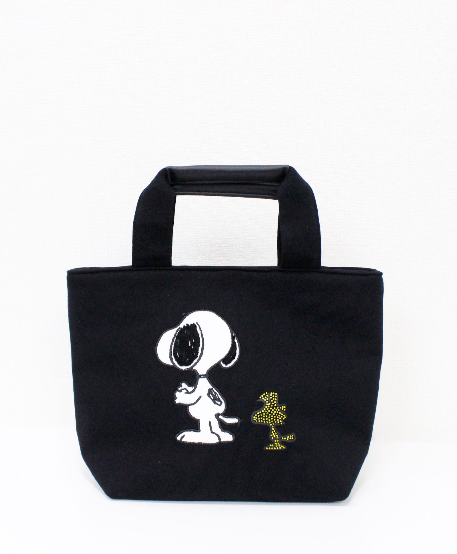 【スヌーピー】ミニトートバッグ / ブラック【USZ-26016】