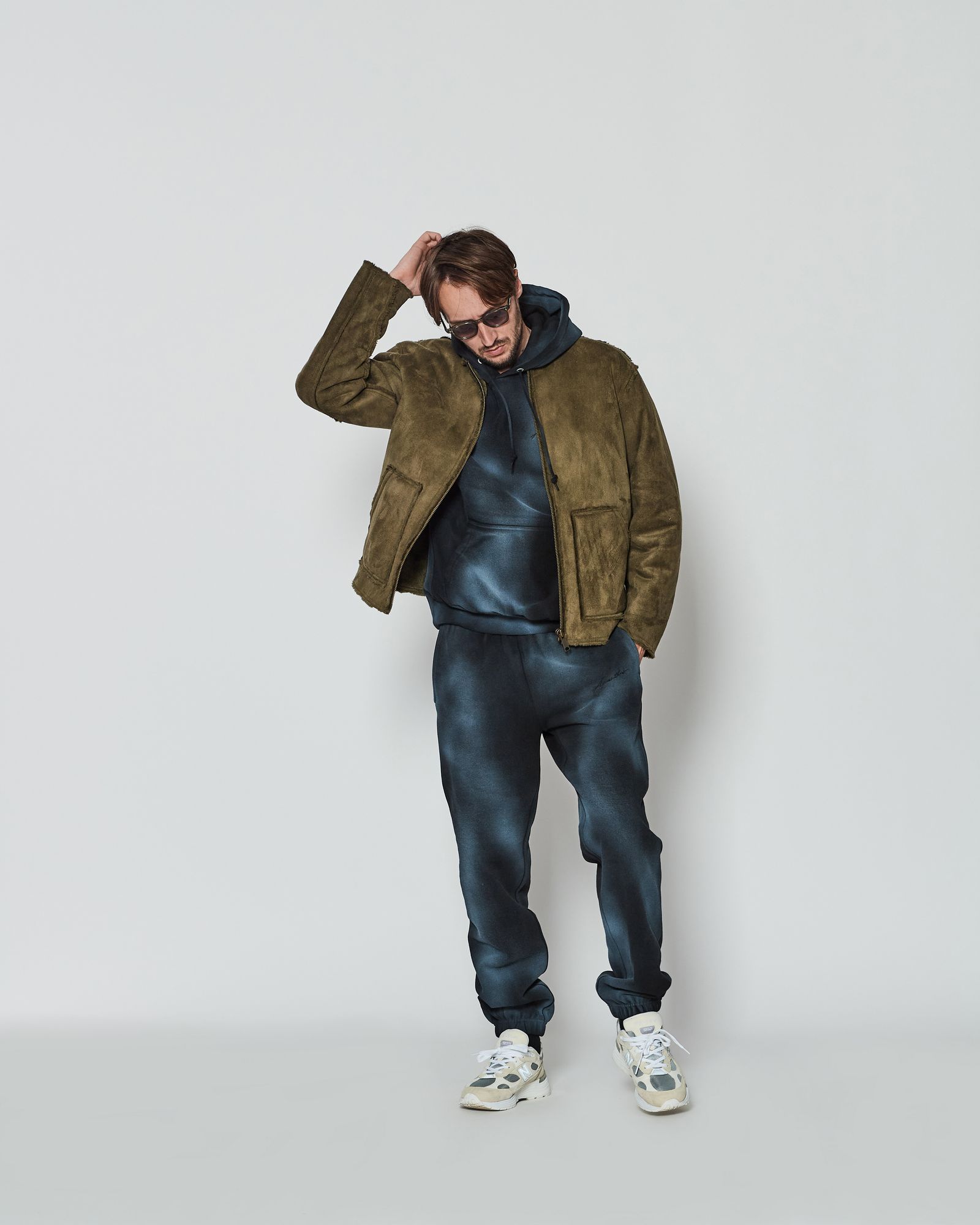 Faux Mouton Jacket / フェイクムートンジャケット / OLIVE 【JK2406】