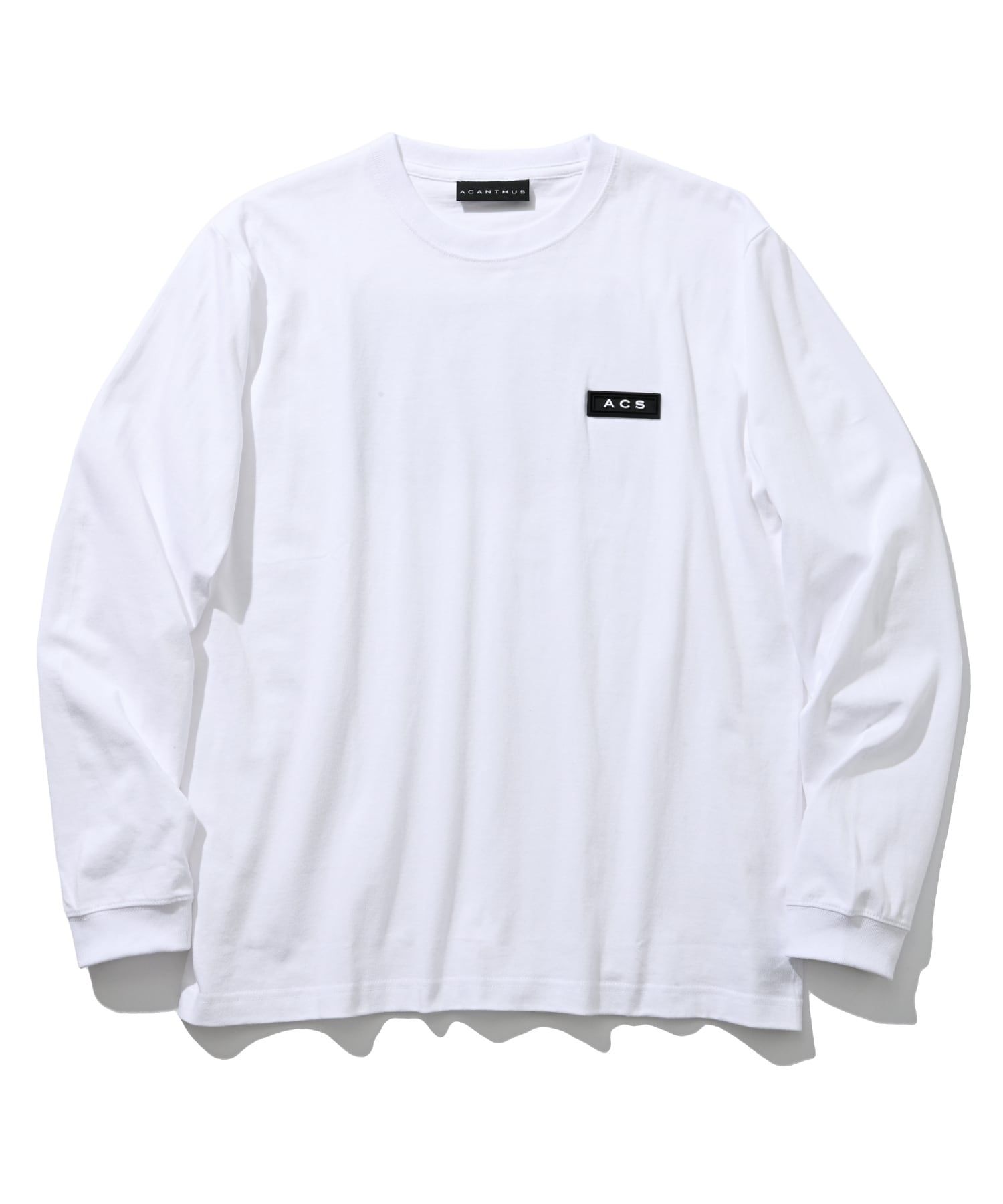 フォトペーパープリント L/S Tシャツ / Photo Paper Print L/S Tee (Horror) / WHITE