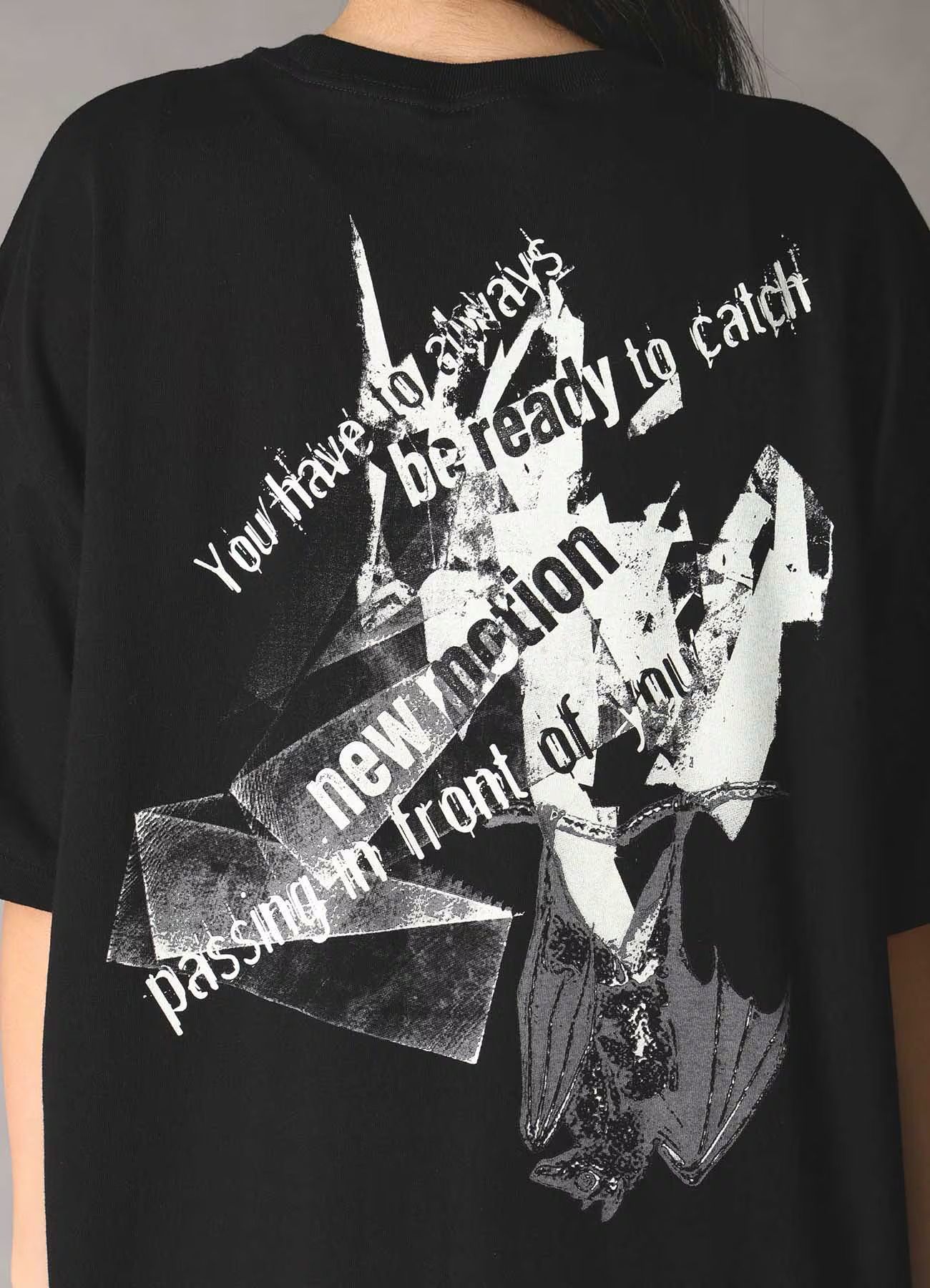 JERSEY BAT T-SHIRT / BLACK [GK-T74-070-2]