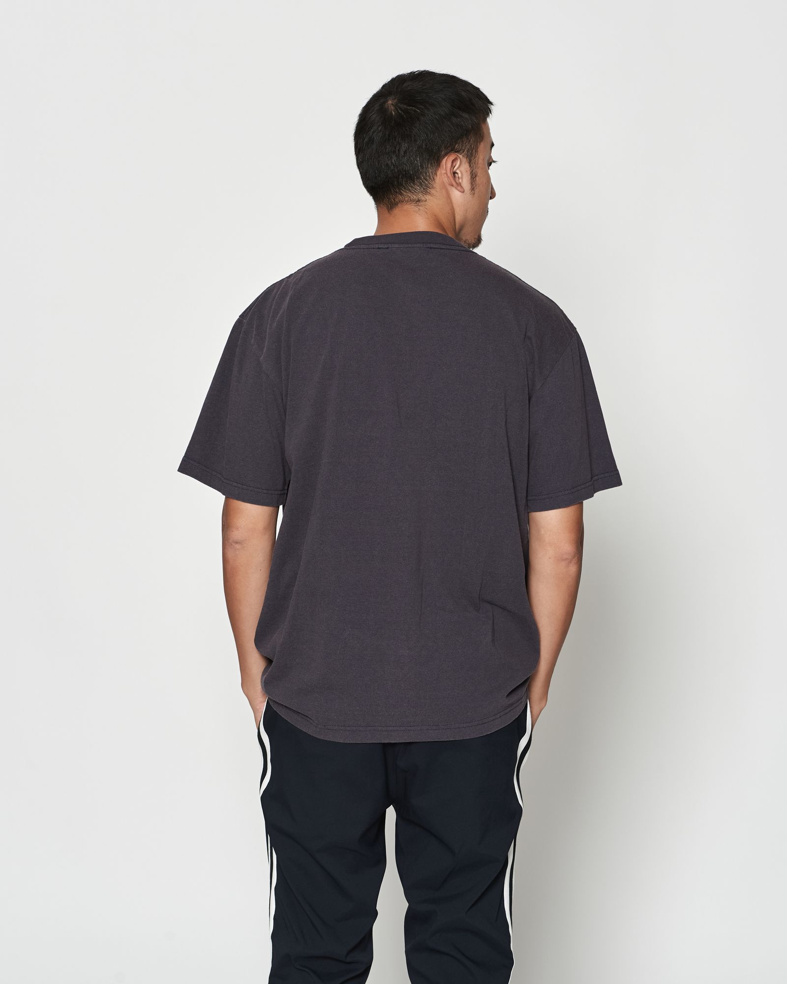 ☆先行予約☆muta MARINE × ACANTHUS  / エイジングサークルロゴTシャツ  /  Aging Circle Logo Tee / NAVY【MA2613】