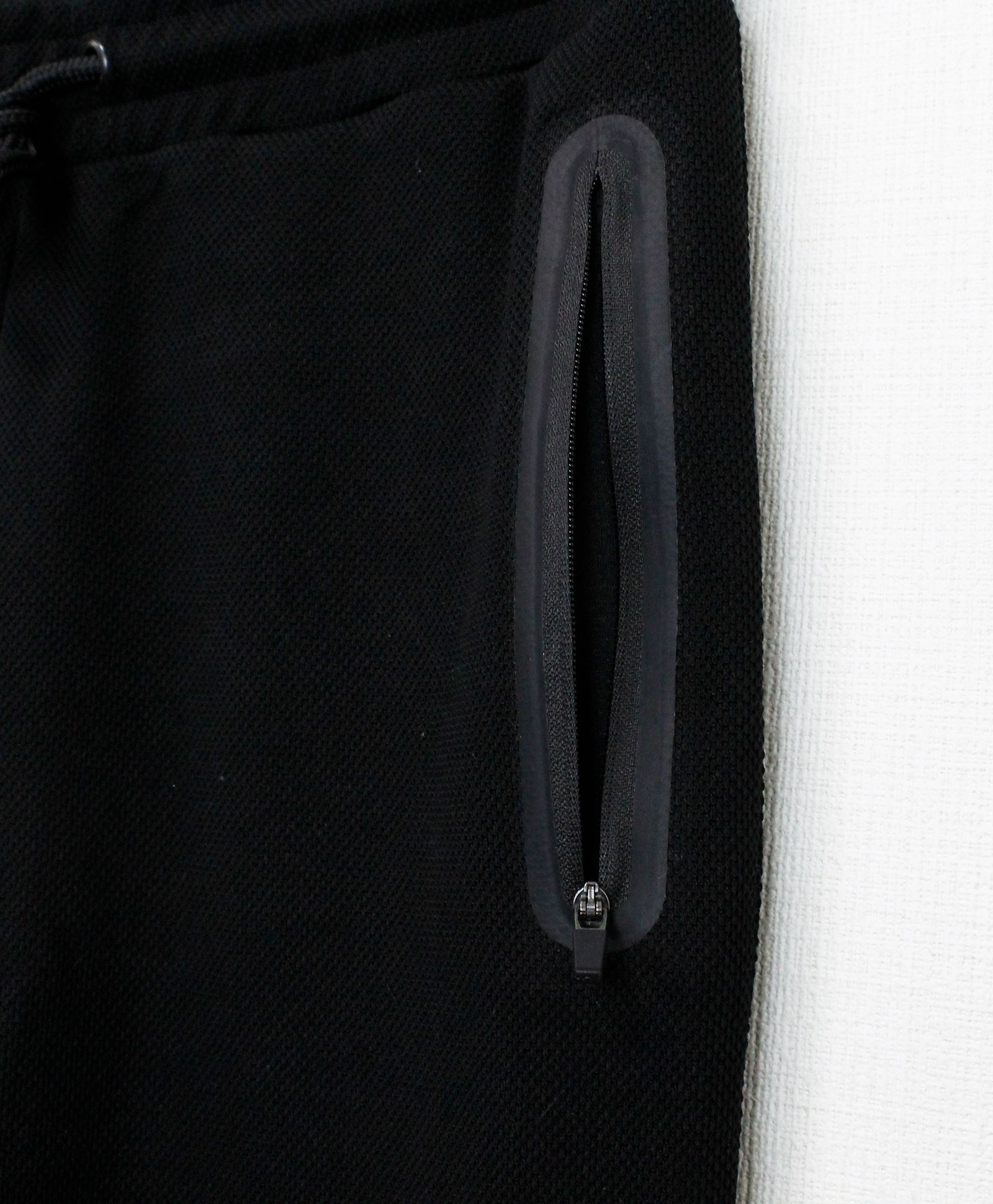 止水ジップスキニーパンツ / ブラック【120027】