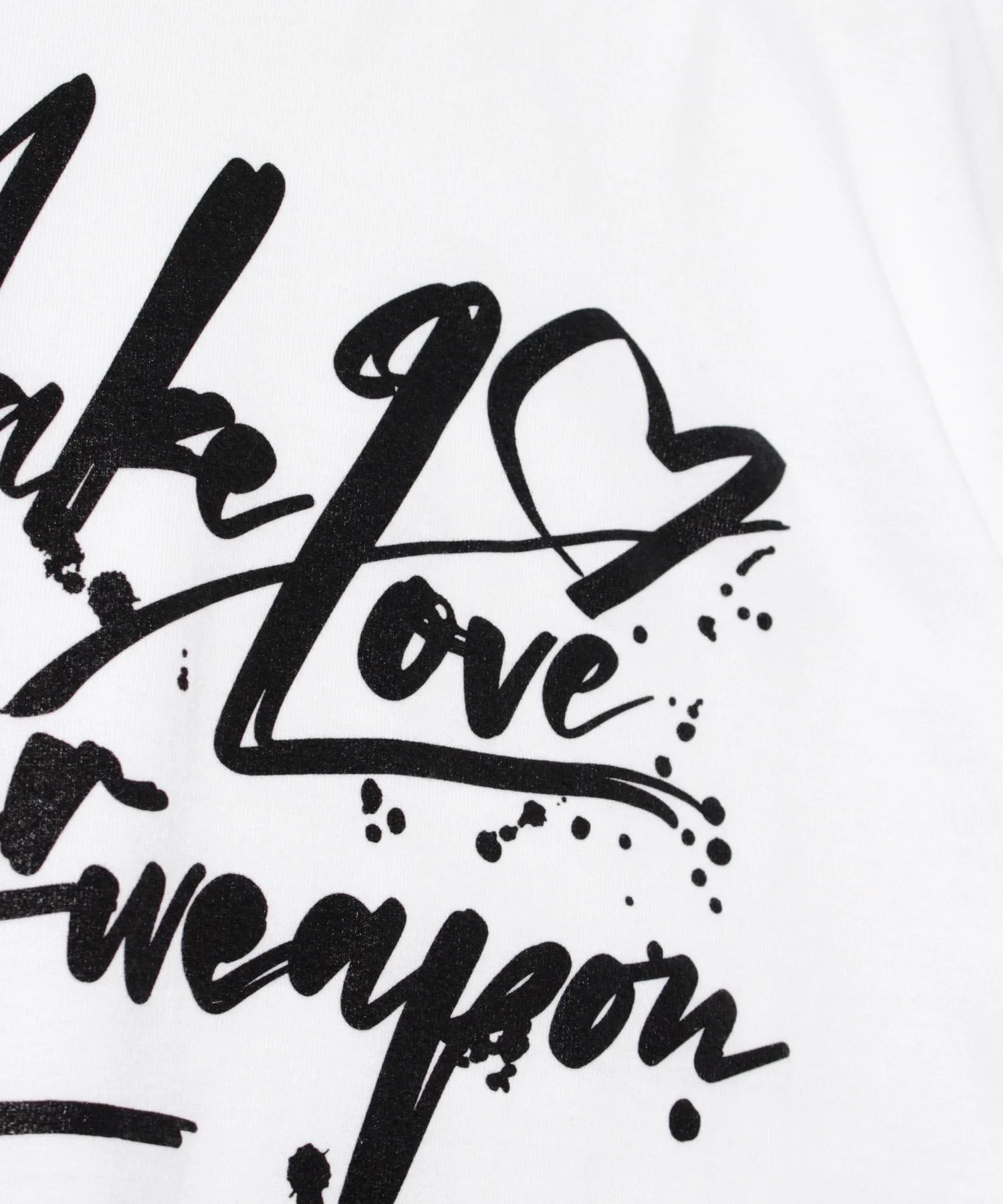 [MAKE LOVE] Tシャツ / WHITE [241718HW]
