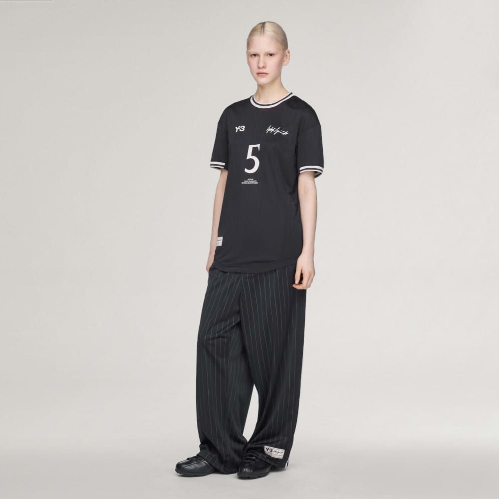 エリート 5 ショート スリーブ フットボール ティー / Y-3 ELITE 5 SHORT SLEEVE FOOTBALL TEE / BLACK [KS5122-APPS26]