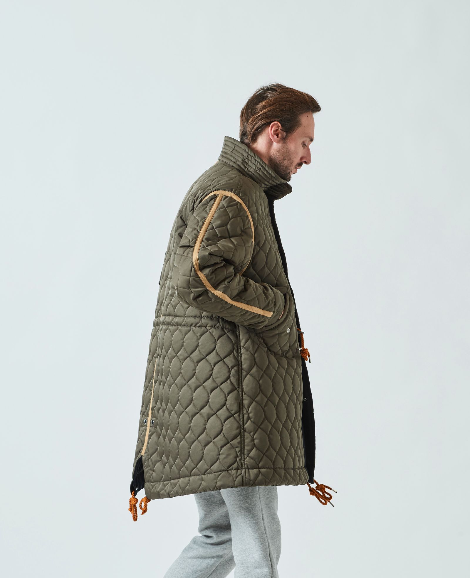 Quilting Mods Coat / OLIVE 【CO2301】
