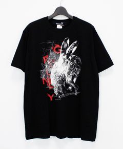 JERSEY RABBIT T-SHIRT / BLACK [GK-T75-070-2]