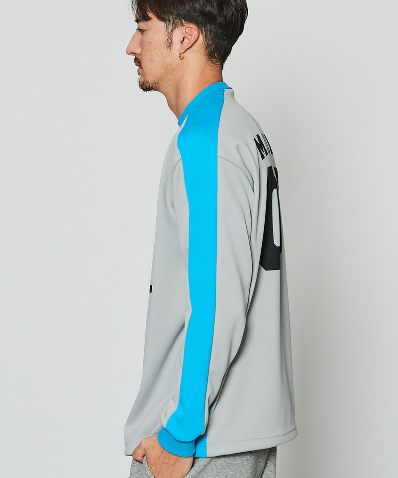 ACANTHUS x muta MARINE / muta Soccor Jersey Top / ジャージカットソー / GREY / MA2434
