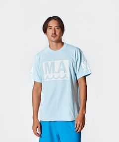 ACANTHUS × muta MARINE / muta MA Logo Tee / ロゴTシャツ / SAX 【MA2514】