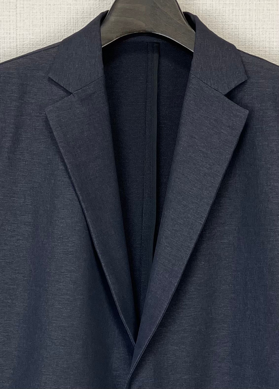 N/Peダブルクロスストレッチ イージージャケット / チャコールグレー [26003]