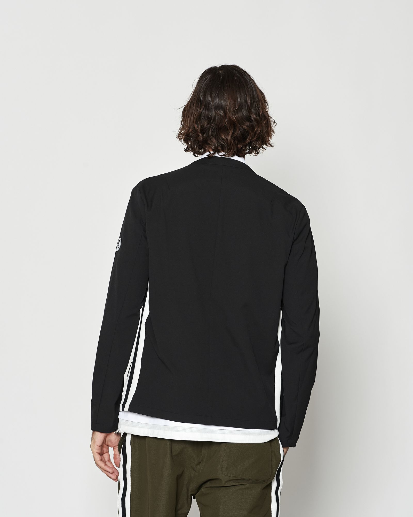 ☆先行予約☆muta MARINE × ACANTHUS / スウィートノーカラージャケット / sweet no collar jacket / BLACK 【MA2625】