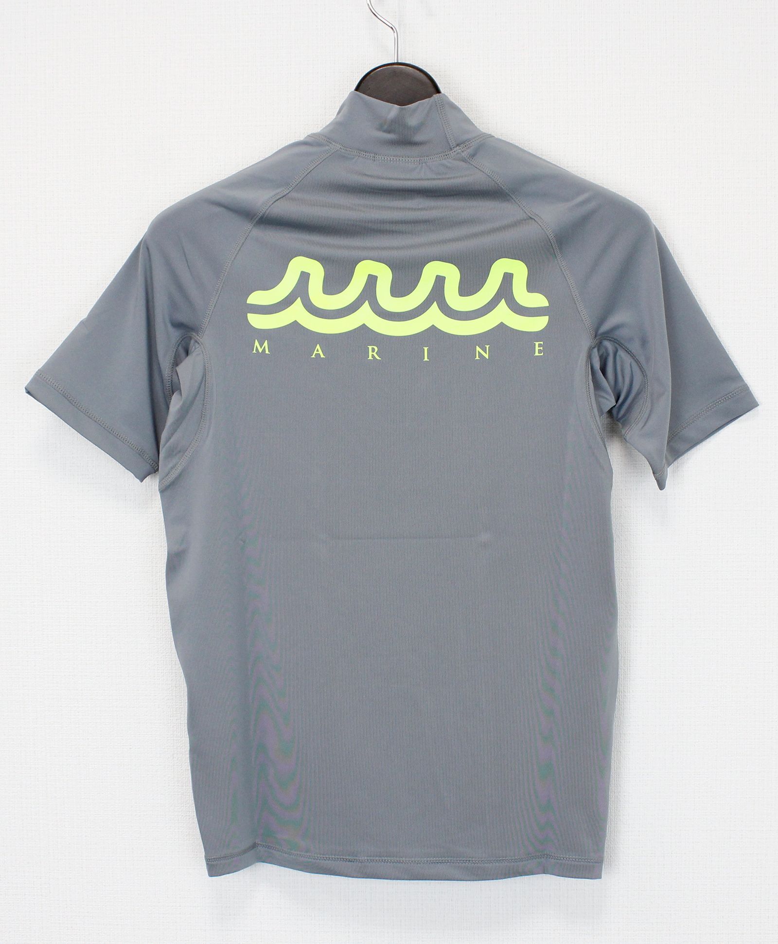 ラッシュロングスリーブTシャツ(WAVEロゴ) / グレー [MMTK-440006]