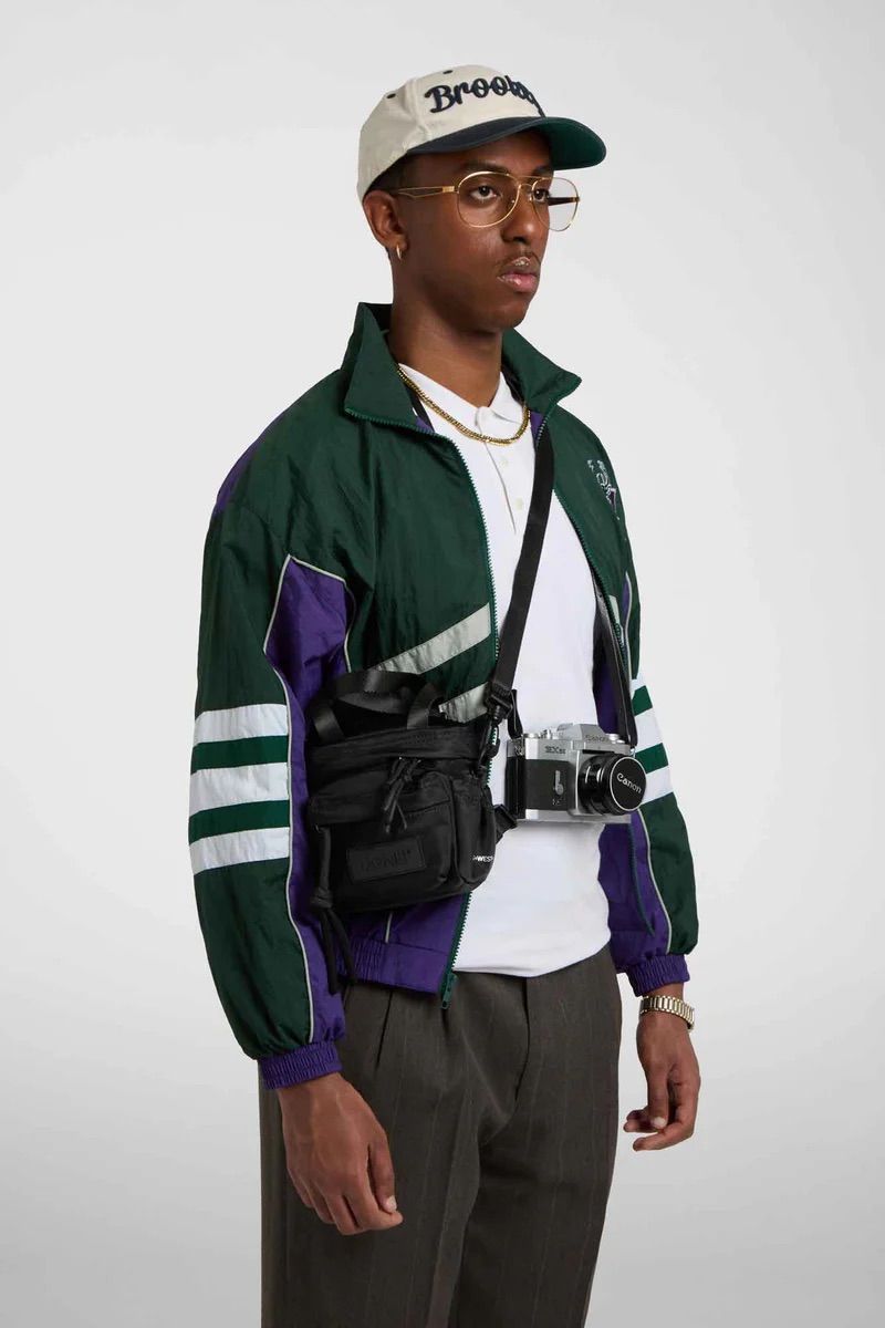 リュック バックパック ハンド ショルダー バッグ 2WAY / イースト+ウェスト リサイクルナイロン 防水 / XSサイズ / ブラック [ZAEWRX001 NERO]