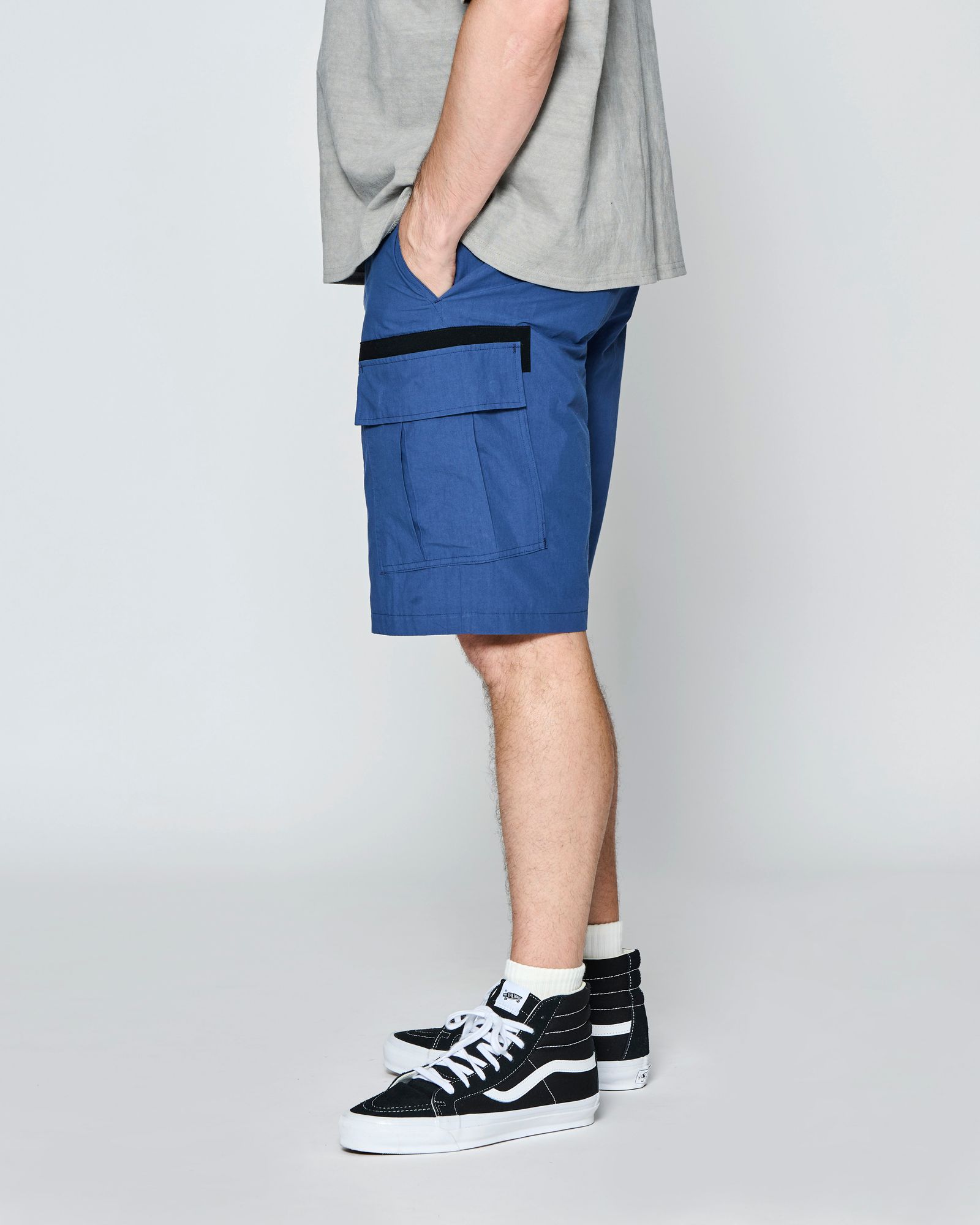 ☆先行予約☆ タイプライター カーゴ ショーツ  /  Typewriter Cloth Cargo Shorts / BLUE 【PT2652】