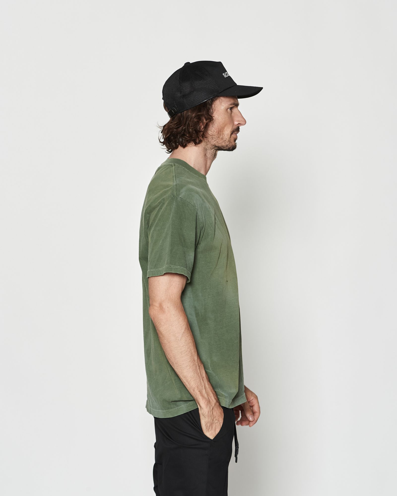 ☆先行予約☆ エイジングゴーストポケットTシャツ  /  Aging Ghost Pocket Tee / OLIVE【CT2603】