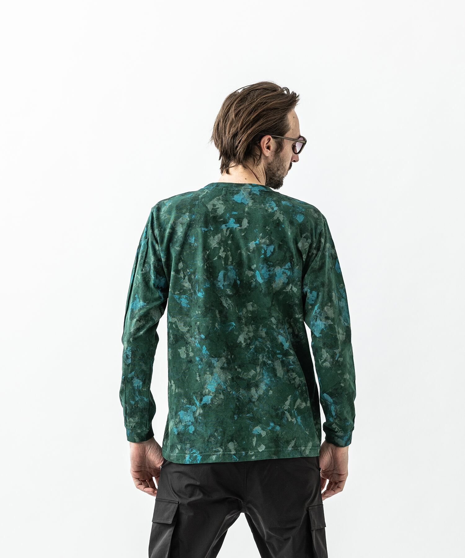 ペイントカモフラージュ L/S Tシャツ / Paint Camo L/S Tee / GREEN