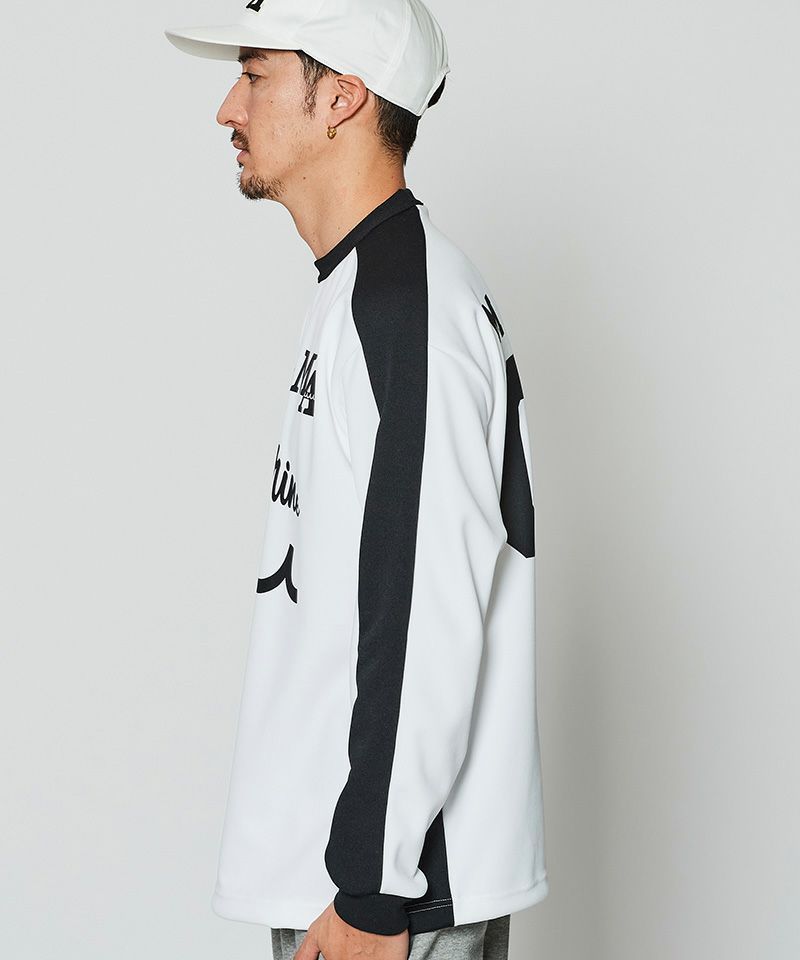 ACANTHUS x muta MARINE / muta Soccor Jersey Top / ジャージカットソー / WHITE / MA2434