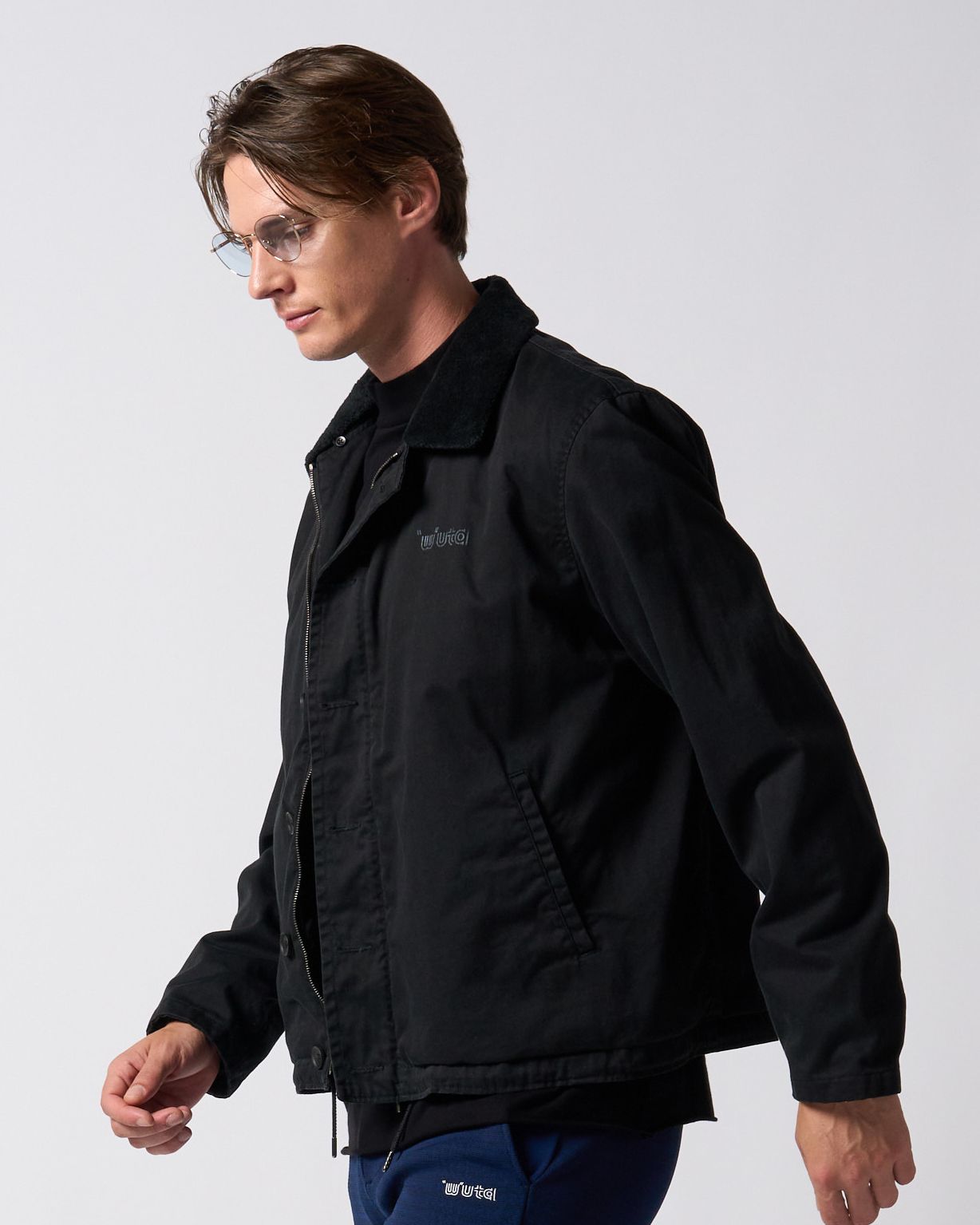 ☆先行予約☆ muta × wjk  / ユーティリティーデッキジャケット / utility deck jacket / BLACK [205 mw06j]