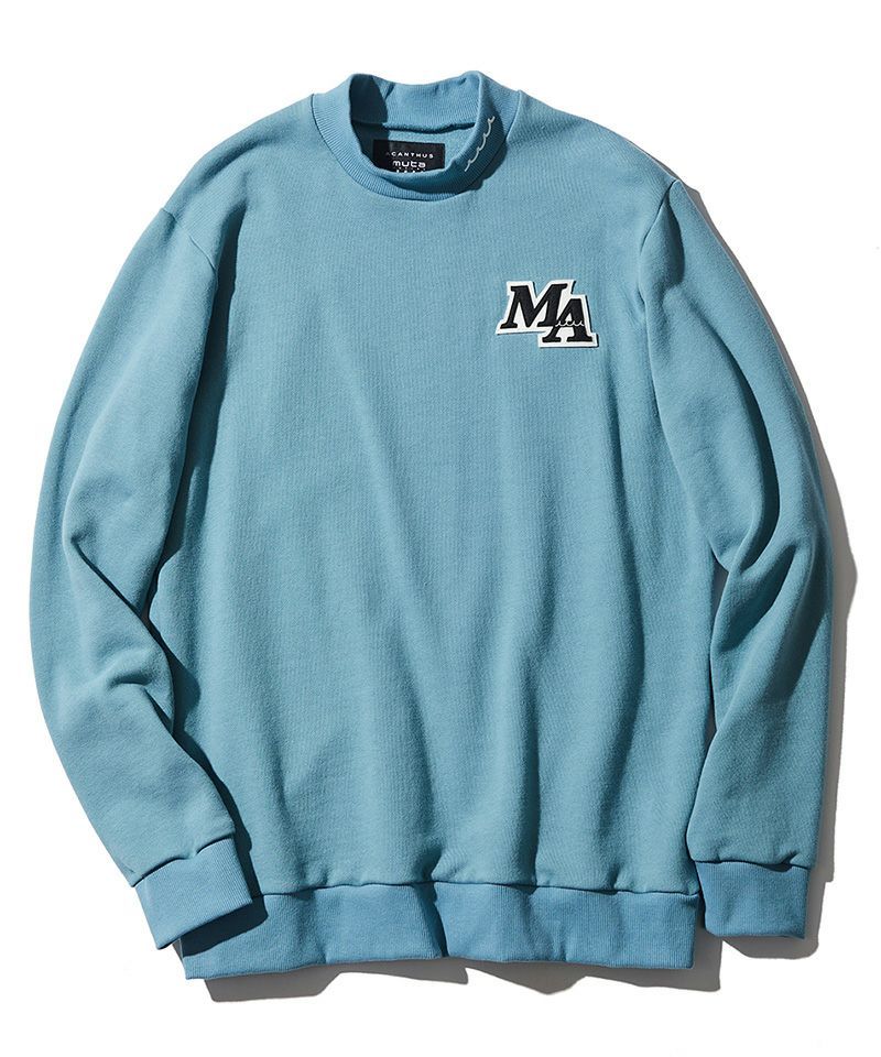 ACANTHUS x muta MARINE / muta Mockneck Sweatshirt / スウェット / BLUE / MA2430