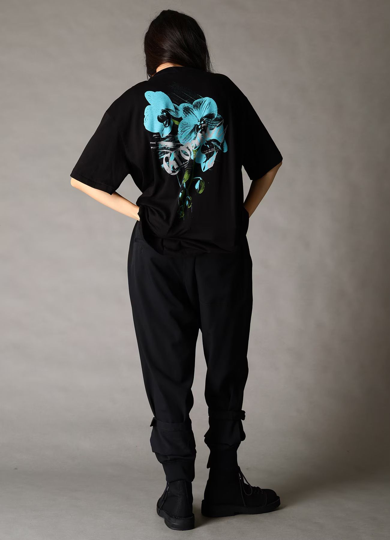 JERSEY ORCHID T-SHIRT / BLACK [GK-T81-070-2]