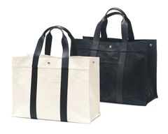 LABEL NOIR / スクエアキャンバストートバッグ GM / 2Colors [Modele 24 (GM)]