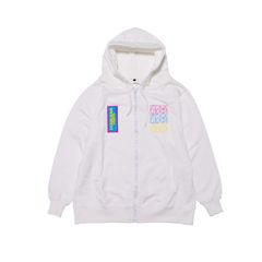 ジップアップパーカー SUIT BABY ZIP HOODIE WHITE