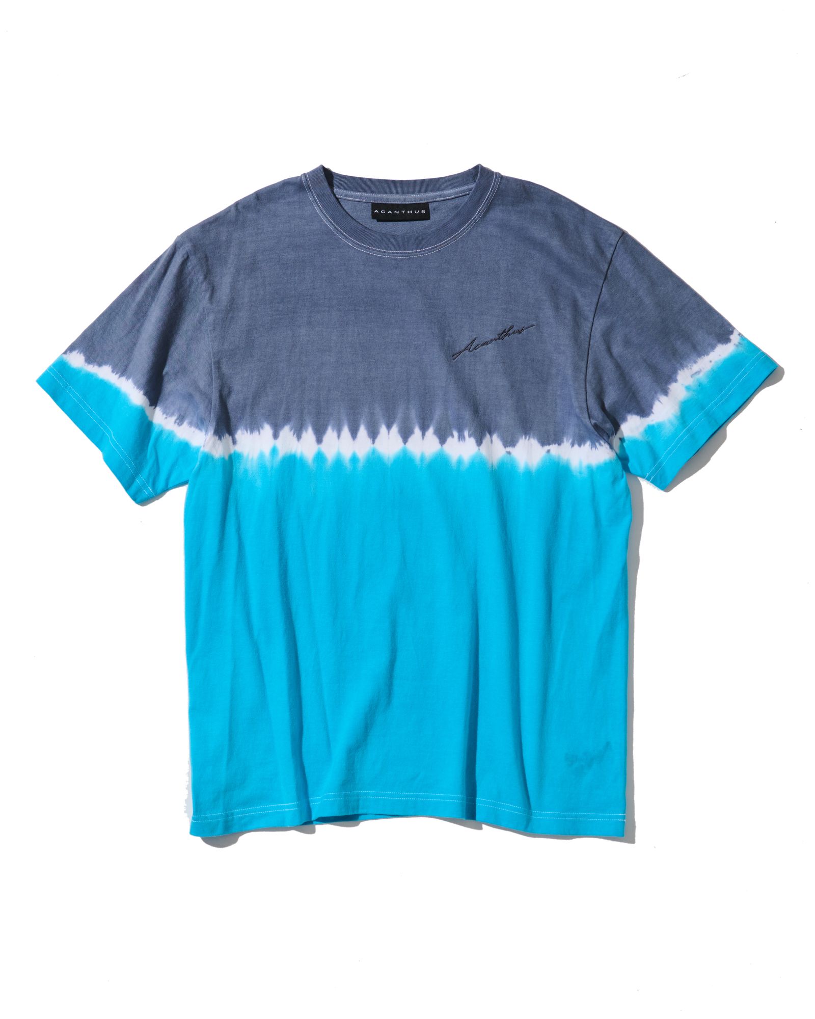 ☆先行予約☆ タイダイTシャツ  /  Contrast Tie-dye Tee / GREY BLUE【CT2604】