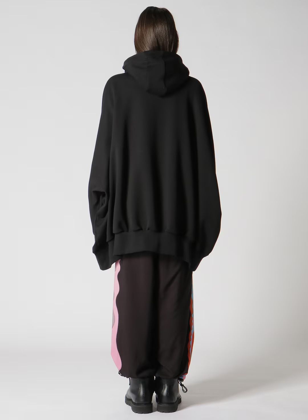 HEAVY LINING DOUBLE ZIPPER HOODIE / BLACK [GJ-T19-032-2]