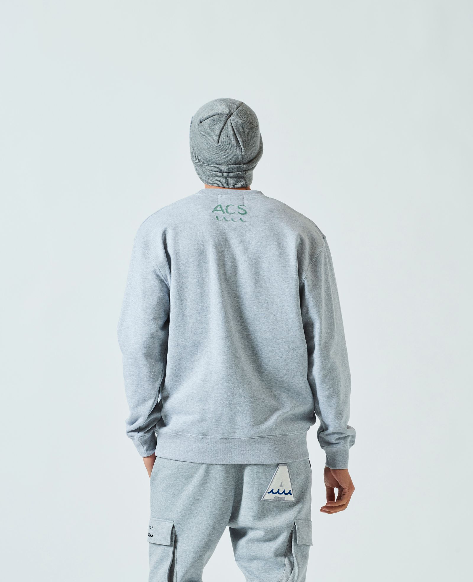 【muta MARINE】x ACANTHUS × ohtadesigh × SToL Crew Sweat ACANTHUS × muta MARINE × ohtadesigh × SToL Crew Sweatshirt