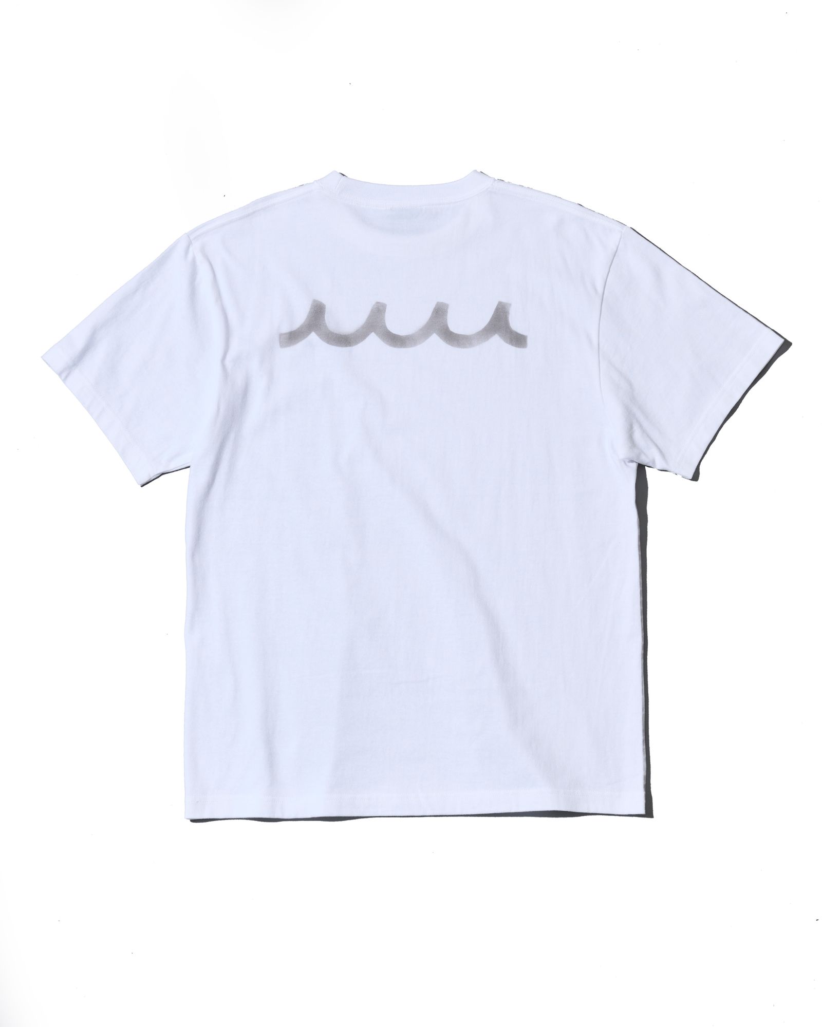 ☆先行予約☆muta MARINE × ACANTHUS  / グリッド柄プリントTシャツ /  Grid Print Tee / WHITE【MA2718】