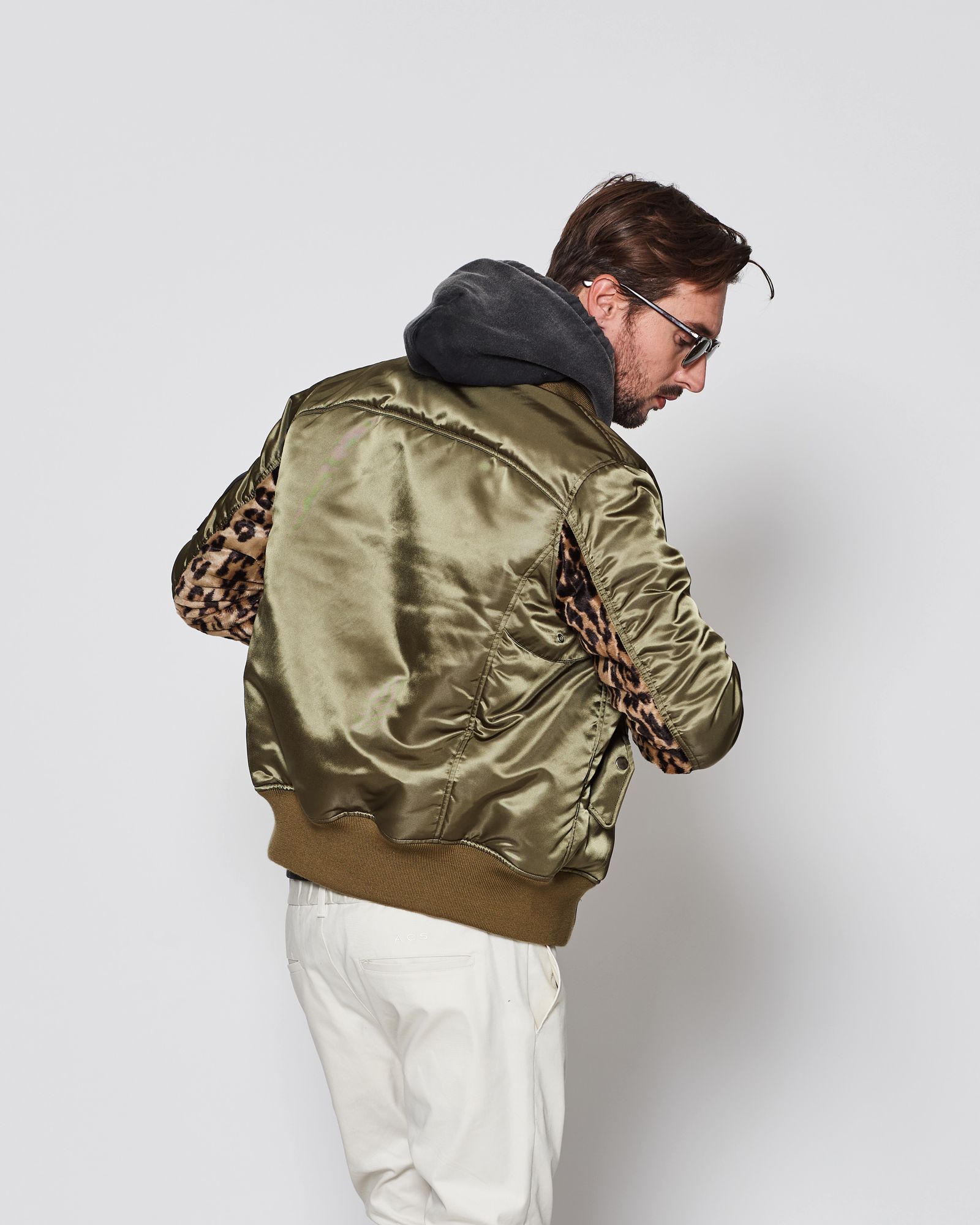 LIMONTA MA-1 / MA-1 / OLIVE LEOPARD 【JK2202】