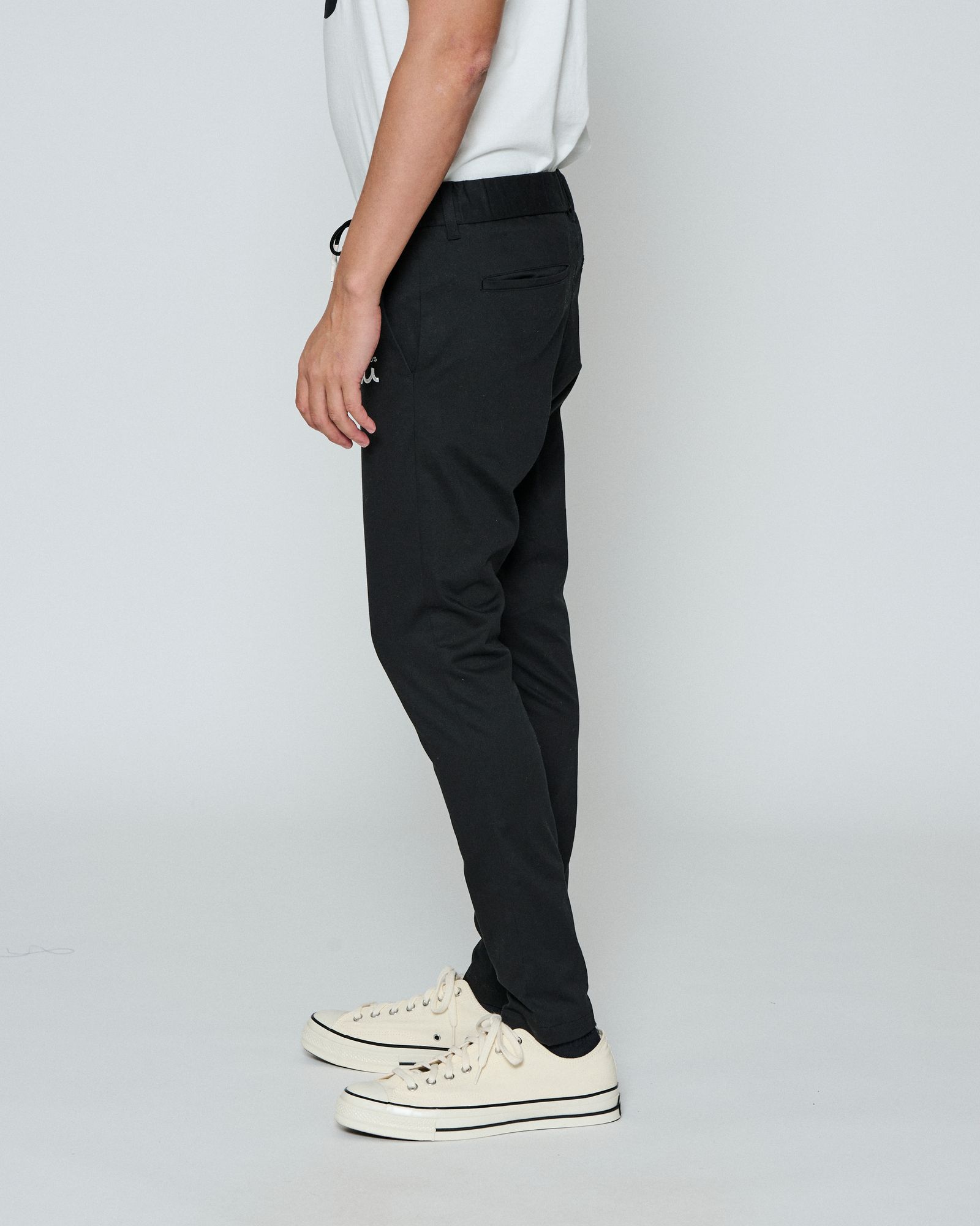 ☆先行予約☆ muta MARINE × ACANTHUS  / イージータイトパンツ /  Easy Tight Pants / BLACK【MA2654】