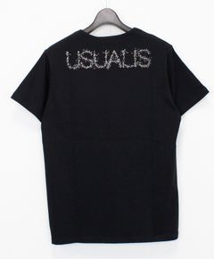 ペイント＆スワロ S/S Tシャツ / ブラック [UC31-N9823]
