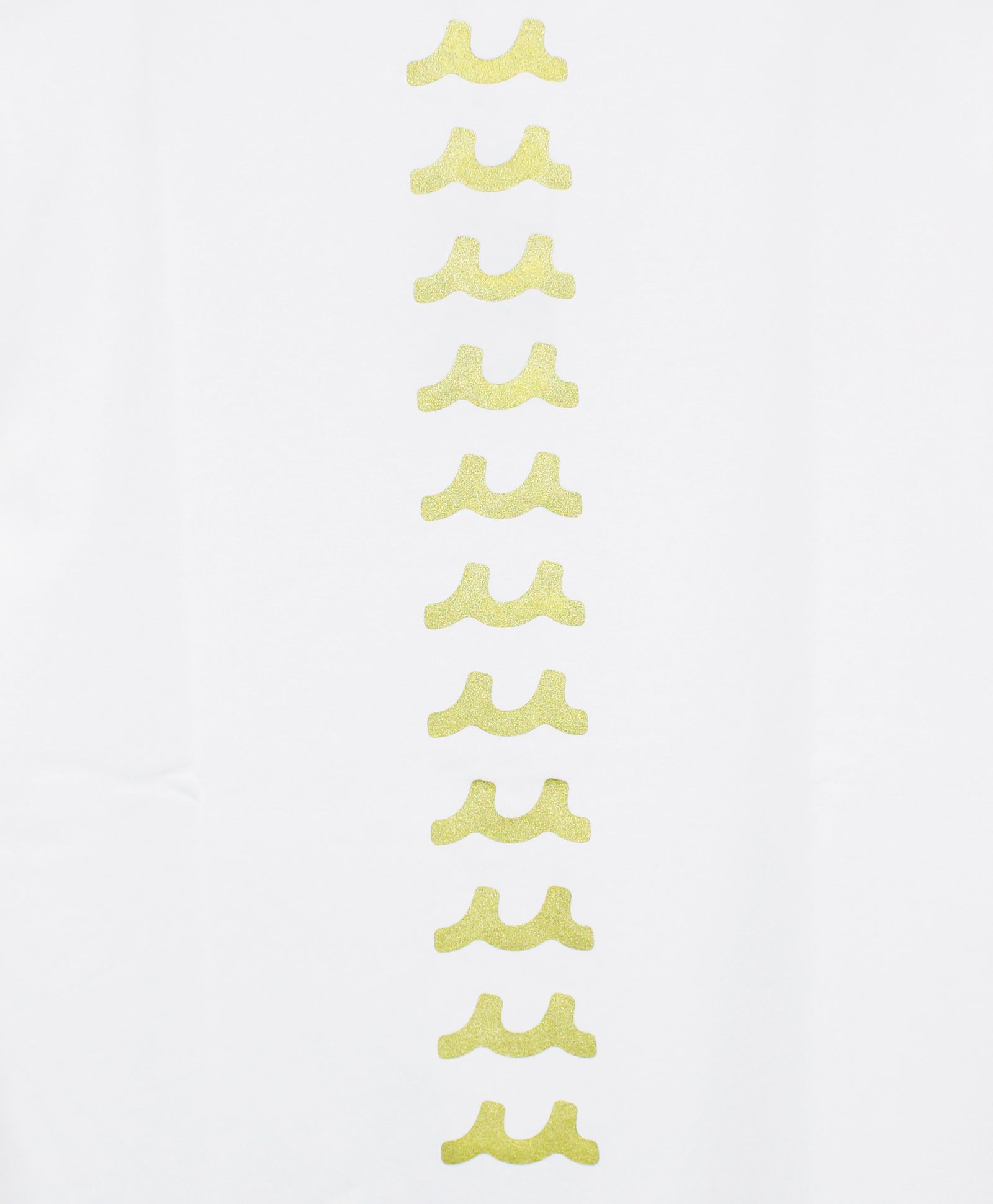 muta - グリッターロゴ Tシャツ / ホワイト [MMAX-434465] | femt